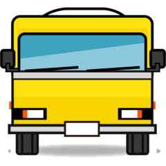 Emojidex oncoming bus emoji image