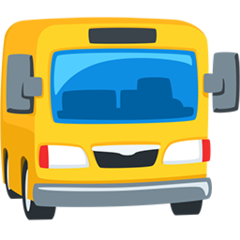 Facebook Messenger oncoming bus emoji image