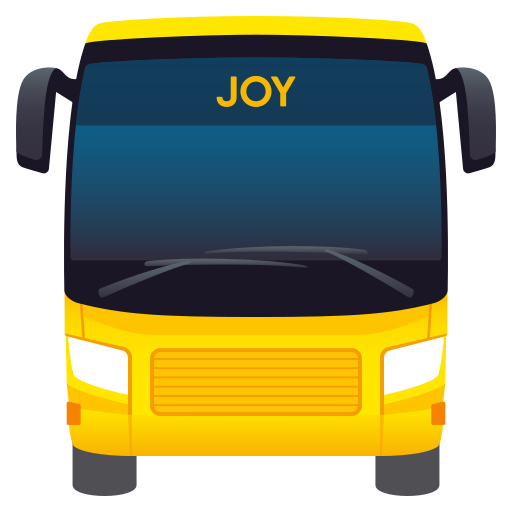 JoyPixels oncoming bus emoji image