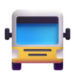 Microsoft Teams oncoming bus emoji image