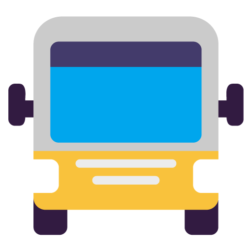 Microsoft oncoming bus emoji image