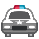 HTC oncoming police car emoji image