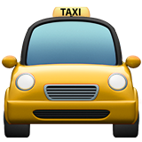 IOS/Apple oncoming taxi emoji image