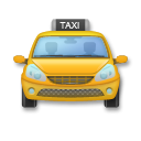 LG oncoming taxi emoji image