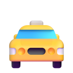 Microsoft Teams oncoming taxi emoji image