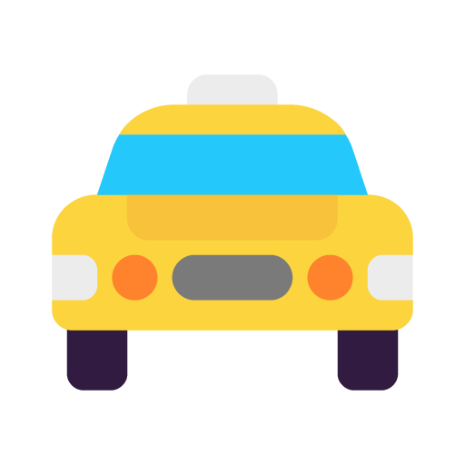 Microsoft oncoming taxi emoji image