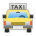 Sony Playstation oncoming taxi emoji image