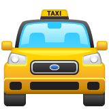 Whatsapp oncoming taxi emoji image