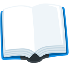 Facebook Messenger open book emoji image