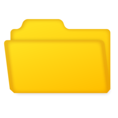 Emojidex open file folder emoji image
