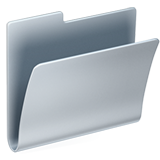 IOS/Apple open file folder emoji image