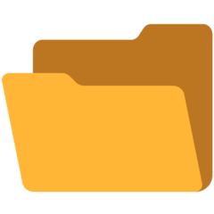 Mozilla open file folder emoji image