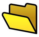 SoftBank open file folder emoji image