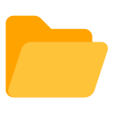 Toss open file folder emoji image
