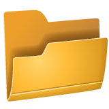 Whatsapp open file folder emoji image