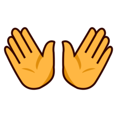 Emojidex open hands sign emoji image