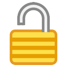 HTC open lock emoji image