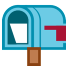 HTC open mailbox with lowered flag emoji image