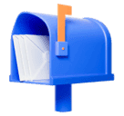 Huawei open mailbox with raised flag emoji image