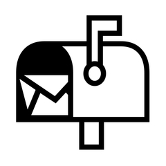 Noto Emoji Font open mailbox with raised flag emoji image