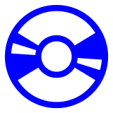 Docomo optical disc emoji image