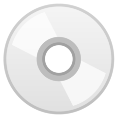 Google optical disc emoji image