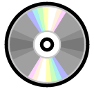 SoftBank optical disc emoji image