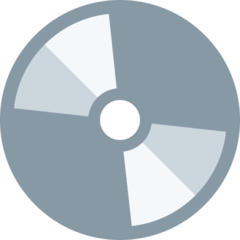 Twitter optical disc emoji image