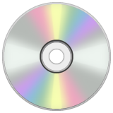 Whatsapp optical disc emoji image