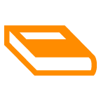 au by KDDI orange book emoji image