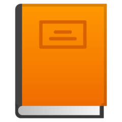 Google orange book emoji image