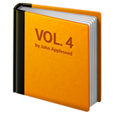 IOS/Apple orange book emoji image