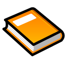 SoftBank orange book emoji image