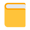 Toss orange book emoji image