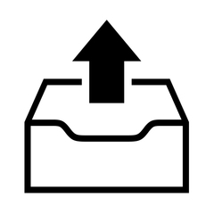 Noto Emoji Font outbox tray emoji image