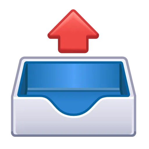 Telegram outbox tray emoji image