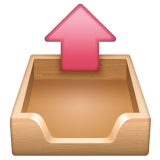 Whatsapp outbox tray emoji image
