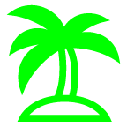 au by KDDI palm tree emoji image