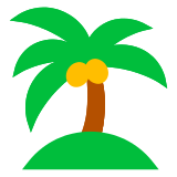 Docomo palm tree emoji image