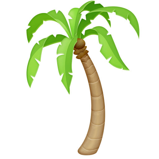 Facebook palm tree emoji image