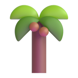 Microsoft Teams palm tree emoji image