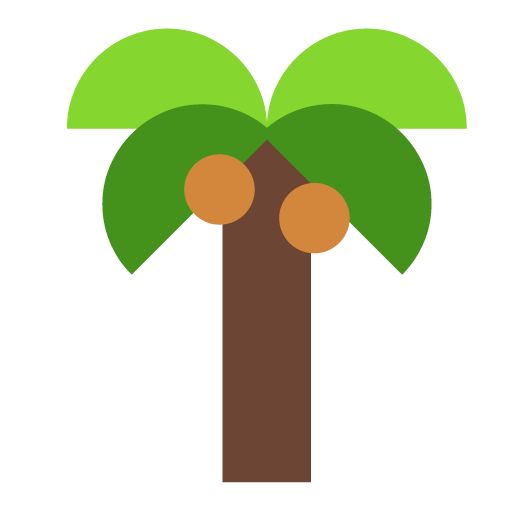 Microsoft palm tree emoji image