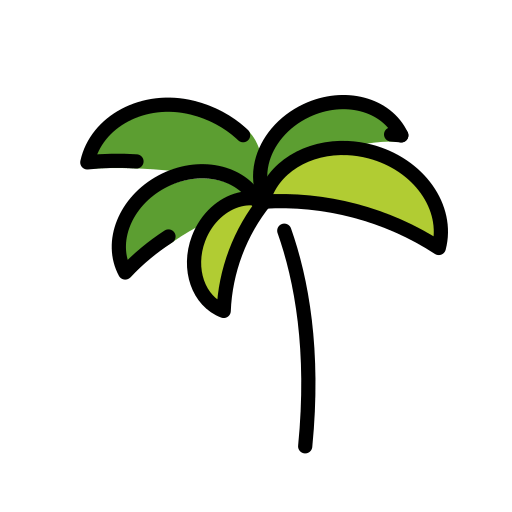 Openmoji palm tree emoji image