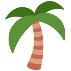 Twitter palm tree emoji image