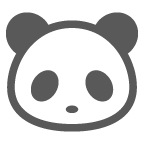 au by KDDI panda face emoji image