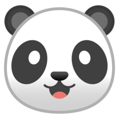 Google panda face emoji image