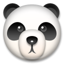 LG panda face emoji image