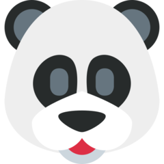 Twitter panda face emoji image