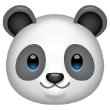 Whatsapp panda face emoji image