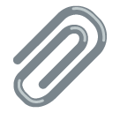 SoftBank paperclip emoji image
